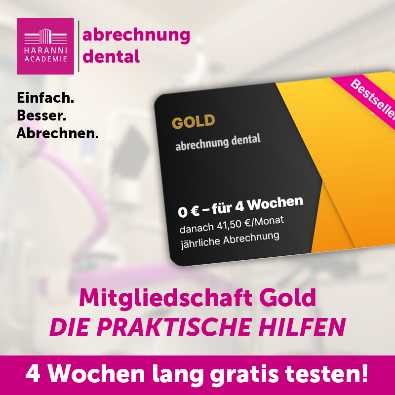 dzw abrechnung dental „Gold-Abo“ -  50006